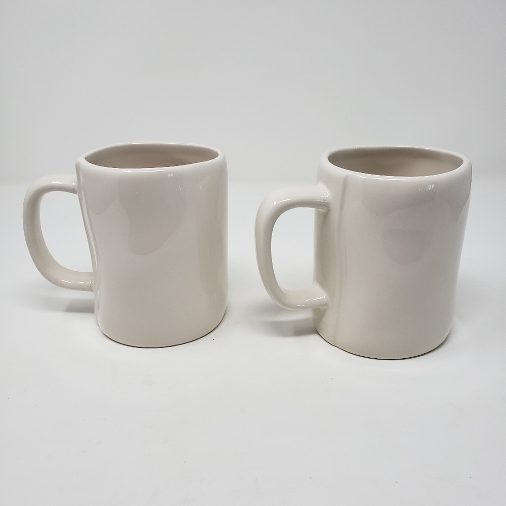 RAE DUNN Set of 2 EGGNOG Mugs - Picture 2 of 4